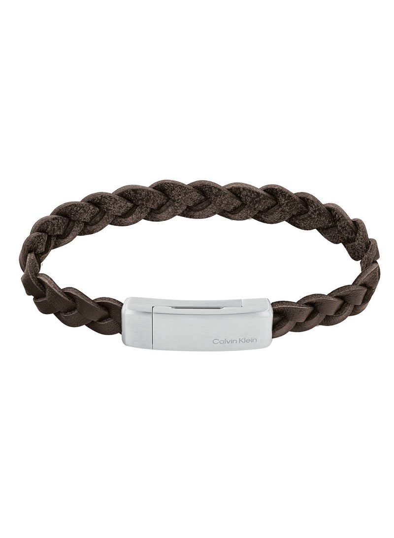 CALVIN KLEIN Mens Wrapped And Braided Bracelet - 35000131