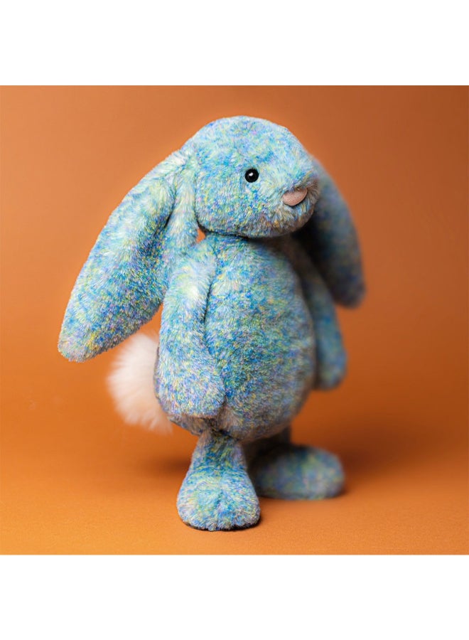 Jellycat Bashful Luxe Bunny Azure Plush – Soft Stuffed Toy with Cordy Legs, Cute Valentine’s Gift for Kids & Adults, Collectible Jellycat, 23 cm - Image 2