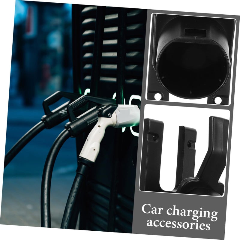 EV Charger Wall Mount Holder 220V 32A Weather Resistant Cable Storage for Home Outdoor Use - Image 4