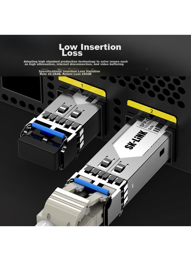 Sk-link Fiber Optic Patch Cable, Lc-lc 10 Gigabit Multi-mode 3 Telecom-grade Dual-core Data Center Wiring Fiber Optic Cable 1 Meter, Lzsh Low Zero Halogen, Sk-tx10gmm - Image 3