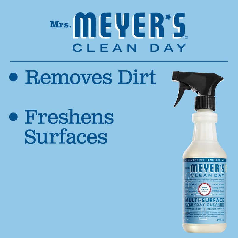 MRS. MEYER'S CLEAN DAY Multi-Surface Everyday Cleaner, Rain Water Scent, 16 Ounce Bottle - Image 4