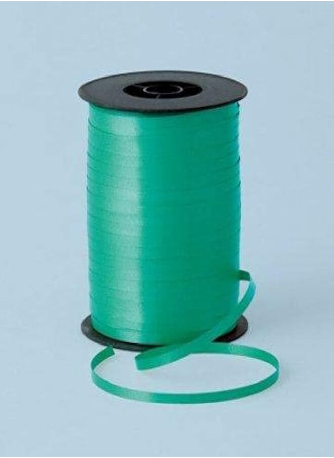 Salux - EMERALD Balloon & Gift Ribbon Roll - Foil Curling - 450m - Image 1