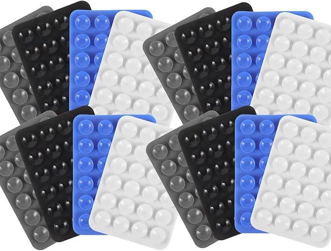 S-TOP Silicone Suction Phone Case Adhesive Mount, Strong Suction Cup Holder with Reusable Adhesive, Universal Phone Suction Holder for Most Smartphones, Perfect for Car Dashboard and Home Use - Image 1