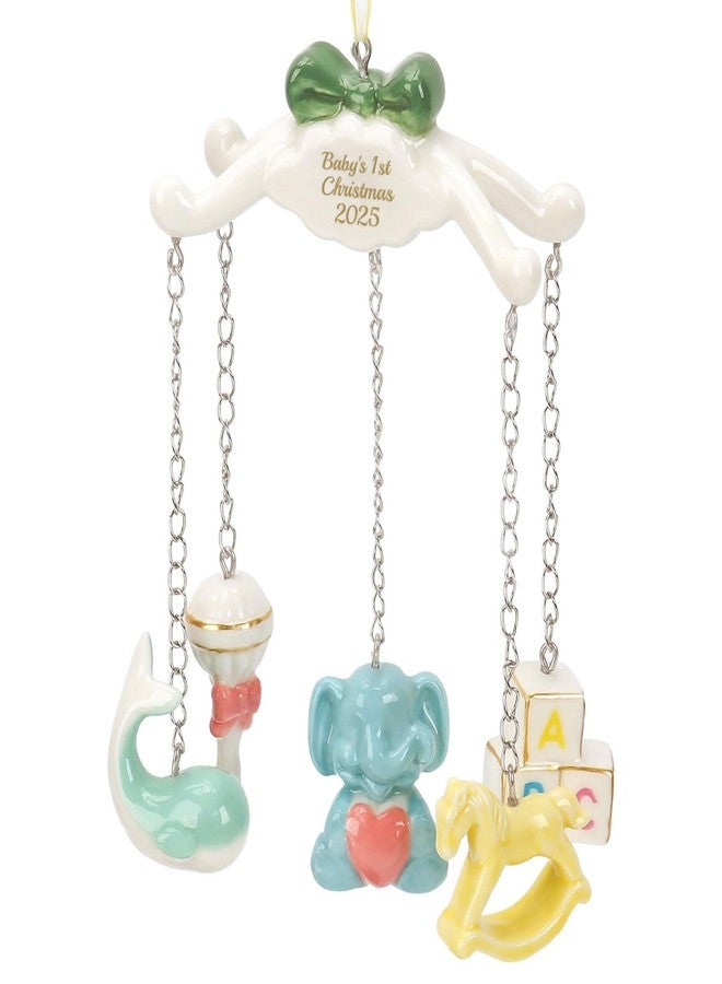 WANCHIY Baby’s First Christmas Ornament 2025 Girl - My First Christmas Ornament Keepsake for Baby Boy or Girl, Baby’s 1st Christmas Tree Decoration Gift - Image 1