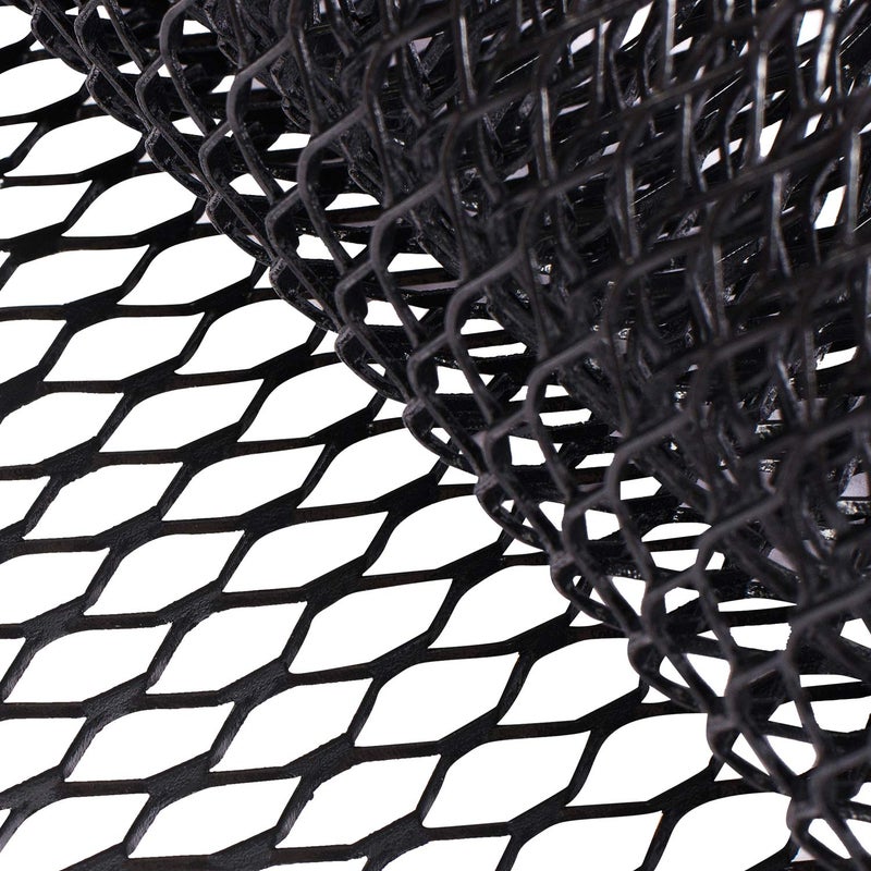 AggAuto Universal 40"x13" Car Grill Mesh - Aluminum Alloy Automotive Grille Insert Bumper 11x25mm Hexagon Hole, One of the Most Multifunctional Shape Grids 100x33cm Black - Image 2