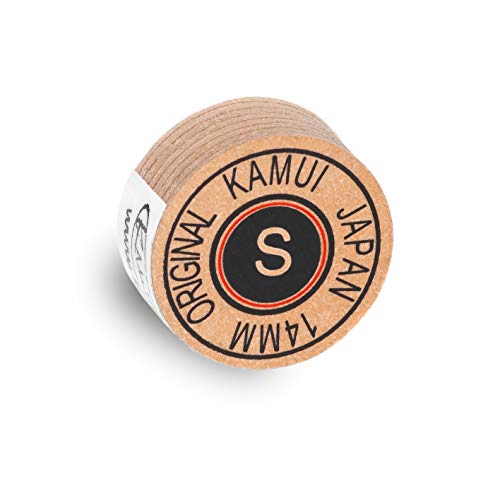 KAMUI Original Laminated Pool Billiard CUE TIP - 1 pc (Soft, 14 mm) - Image 1