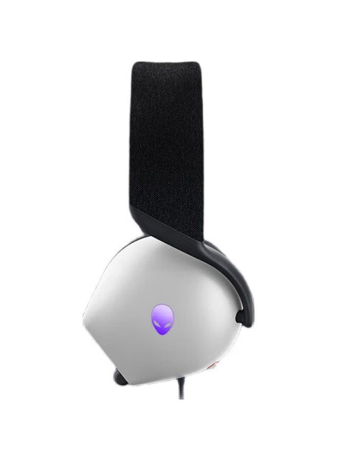 Alienware Aw520H Gaming Headset, Professional E-Sports Wired Headphones, Smart Noise-Cancelling, Dolby Atmos Sound, Rgb High-End Peripheral, White - Image 1