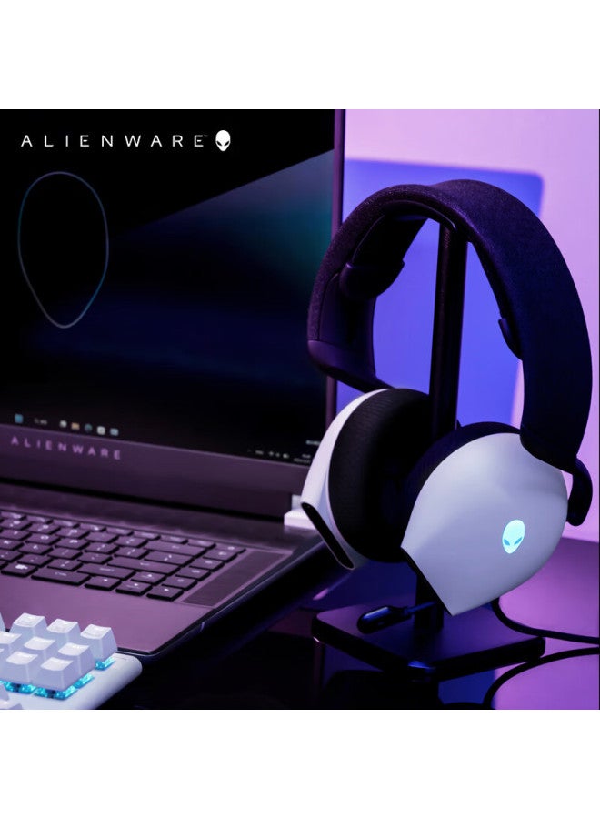 Alienware Aw520h Gaming Headset, Professional E-sports Wired Headphones, Smart Noise-cancelling, Dolby Atmos Sound, Rgb High-end Peripheral, White - Image 5