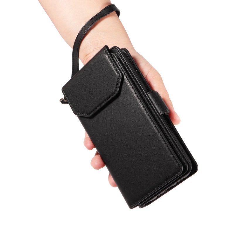 Cross-border Applicable iphone16 Multi-card Wallet Leather Case 15pro Wallet Phone Case 14pro Max Protective Case - Image 2