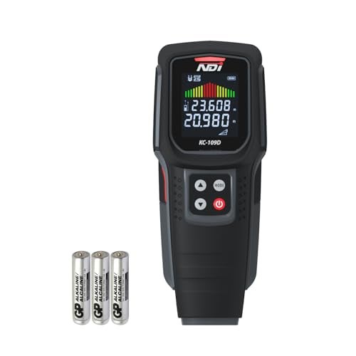 NDI Stud Finder Wall Scanner 5 in 1 Electronic Stud Detector with Microprocessor Chip and HD LCD Display Audible Alarm for the Center and Edge of Wood AC Wire Metal Studs Joist Pipe - Image 1