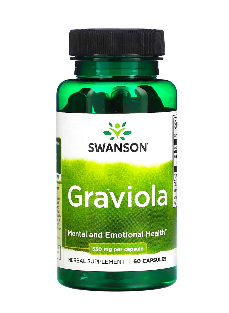 SWANSON Graviola, 530 mg, 60 Capsules