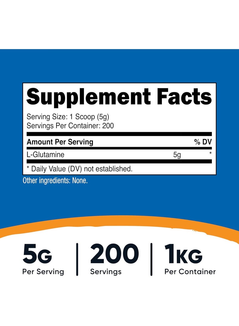 مسحوق نيوتريكوست إل-جلوتامين 1 كجم - Image 2