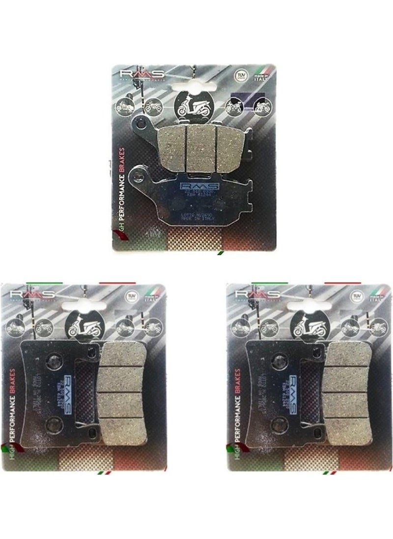 Honda Cbr 600 Rr Brake Pad Set Front and Rear 2004 and Before 