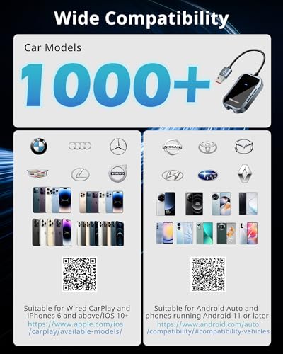 UBeesize Wireless CarPlay Adapter (2025) – Seamless Wireless Upgrade for 2017+ Cars | iPhone & Android Compatible - Image 5