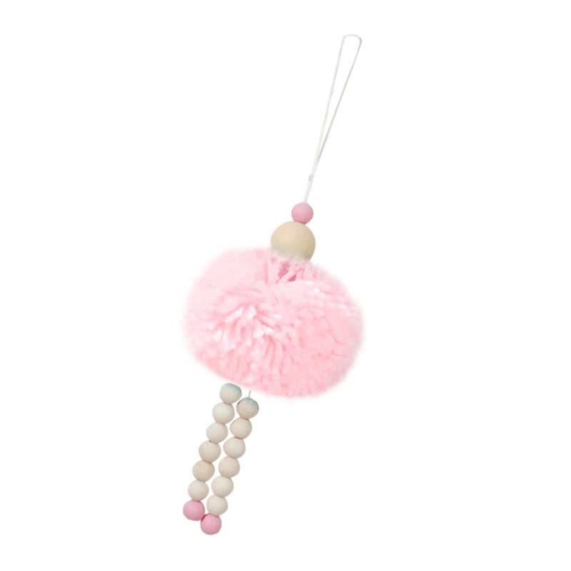 Handmade Soft Fur Bead Pendant Decor For Nursery Room Photography Prop - Image 2