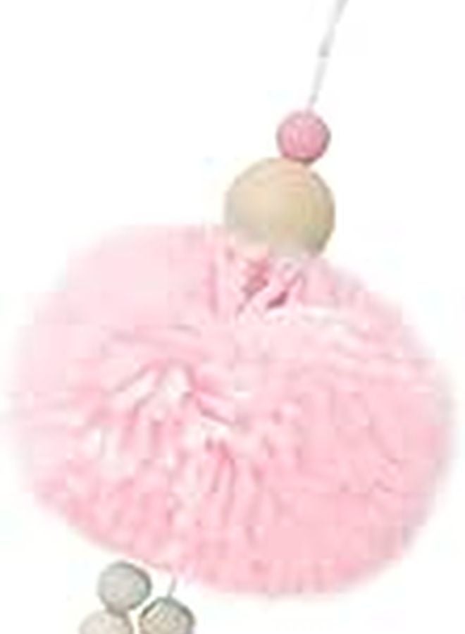 Handmade Soft Fur Bead Pendant Decor For Nursery Room Photography Prop - Image 1