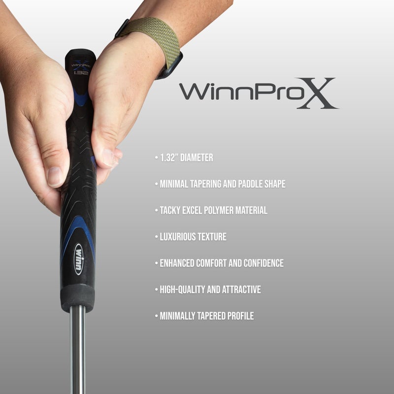 Winn Pro X 1.32 Putter Grip (Jumbo, Black/Blue) - Image 5