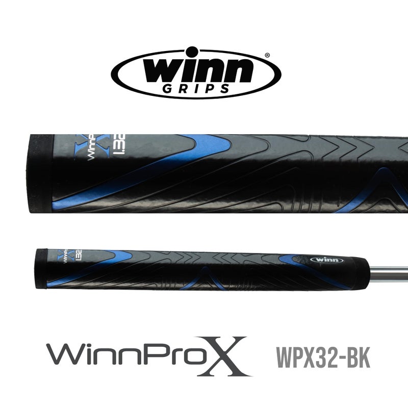 Winn Pro X 1.32 Putter Grip (Jumbo, Black/Blue) - Image 2