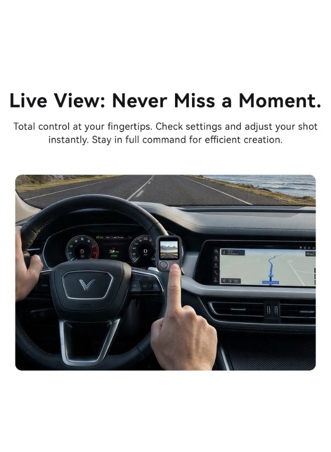 aMagisn مناسب لـ DJI Pocket 4P، حافظة سيليكون لجهاز التحكم عن بعد مع حزام معاينة الشاشة، غطاء حماية بحزام معصم قابل للتعديل، ملحق كاميرا محمول لتصوير الفيديو والمدونات - Image 4