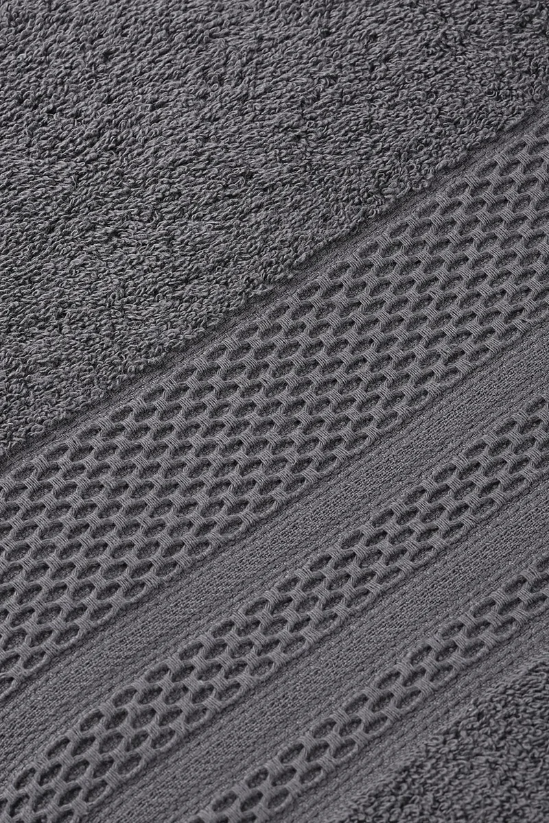 Bluenity Softy - 100% Cotton Extra Soft Body Towel 70X140 cm Anthracite