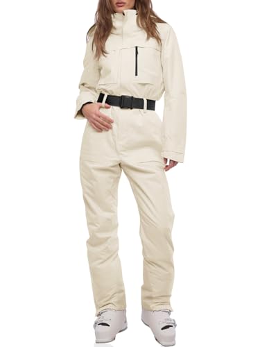 Yousify Womens Ski Suit One Piece Snow Suit Winter Waterproof Outdoor Sports Snowsuit Jumpsuit Snowboard Jacket - Image 1