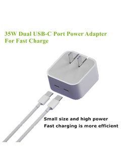 Generic 35W Dual C Fast Charge Power Adaptor For iPhone 14 pro max  6-Piece Kit/5000mAh Power Bank/High-end Bluetooth Headphones/Magnetic protective case  - Image 2