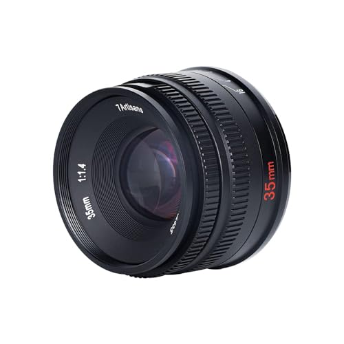 7artisans 35mm F1.4 Mark II APS-C Manual Focus Fixed Lens Large Aperture Compatiable for Canon R Mount Mirrorless Cameras R RP R5 R6 - Image 4