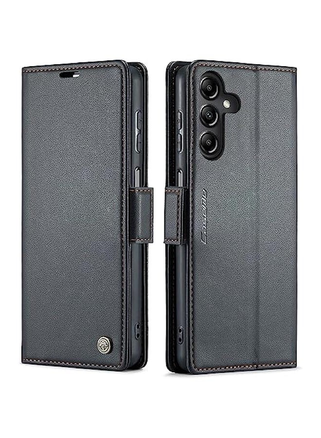 Leather protective cover for Samsung Galaxy A15 4G / 5G Black - Image 1