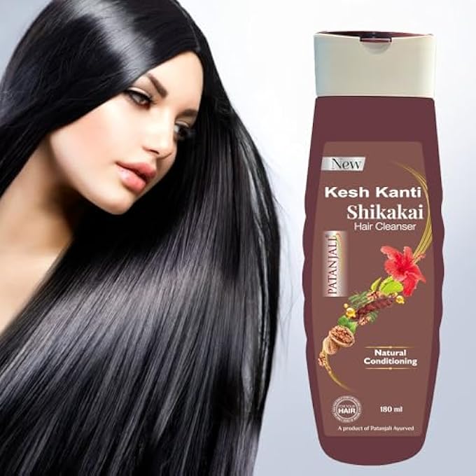 PATANJALI - KESH KANTI SHIKAKAI HAIR CLEANSER 180 ML / 6.08 FL OZ - Image 3