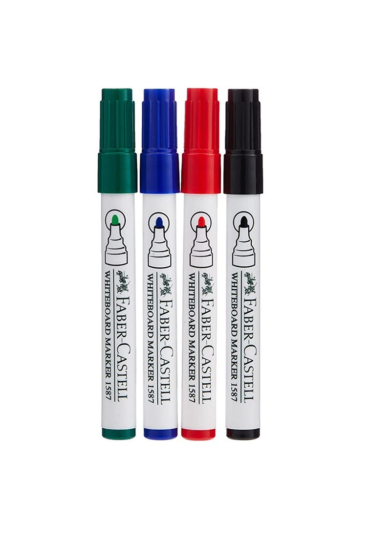 FABER-CASTELL White Board Marker With Duster Cleaner Multicolor - Image 3