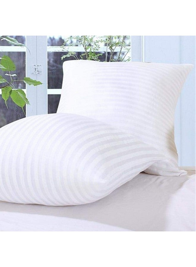 JDX Soft Quality Premium Fiber Stripes Cushion Set of 2-18x18 Inches, B07XNGPXK1, 18011-2-18x18 - Image 1
