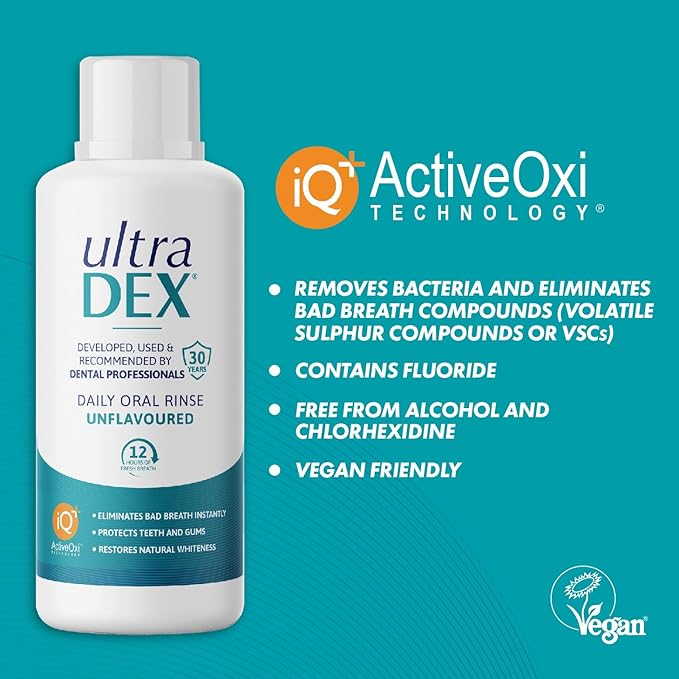 UltraDEX Daily Oral Rinse Original 6 x 500ml Clear - Image 4