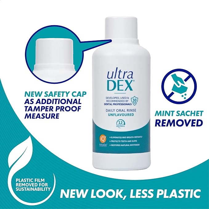 UltraDEX Daily Oral Rinse Original 6 x 500ml Clear - Image 2