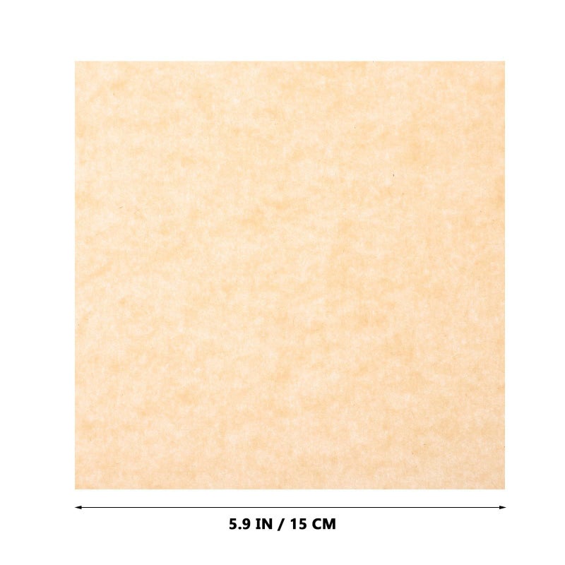 ورق البرشمان الثقيل 15x15 سم 499 قطعة ورق خبز غير لاصق لقلاية الهواء والفرن وتغليف الطعام - Image 3