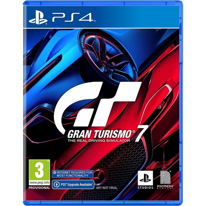 PlayStation, Gran Turismo 7 PS4, Jeu de Course, Édition Standard, Version Physique avec CD, En Français, 1 Joueur et Multijoueurs, PEGI 3, Pour PlayStation 4 - Image 1