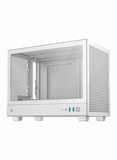 DEEPCOOL DEEPCOOL Mini-ITX Computer Case, for ITX Motherboard Portable, Excellent Exhaust, Tempered Glass | CH160 | White  - Image 3
