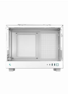 DEEPCOOL DEEPCOOL Mini-ITX Computer Case, for ITX Motherboard Portable, Excellent Exhaust, Tempered Glass | CH160 | White  - Image 4