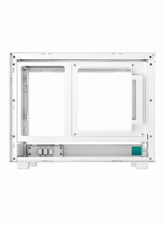 DEEPCOOL DEEPCOOL Mini-ITX Computer Case, for ITX Motherboard Portable, Excellent Exhaust, Tempered Glass | CH160 | White  - Image 5