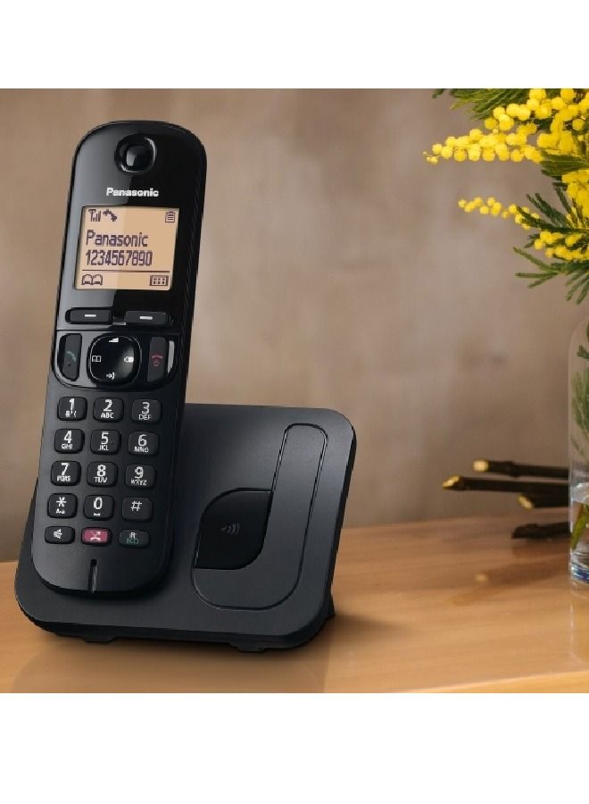 Panasonic هاتف لاسلكي رقمي KX-TGC250 أسود - Image 2