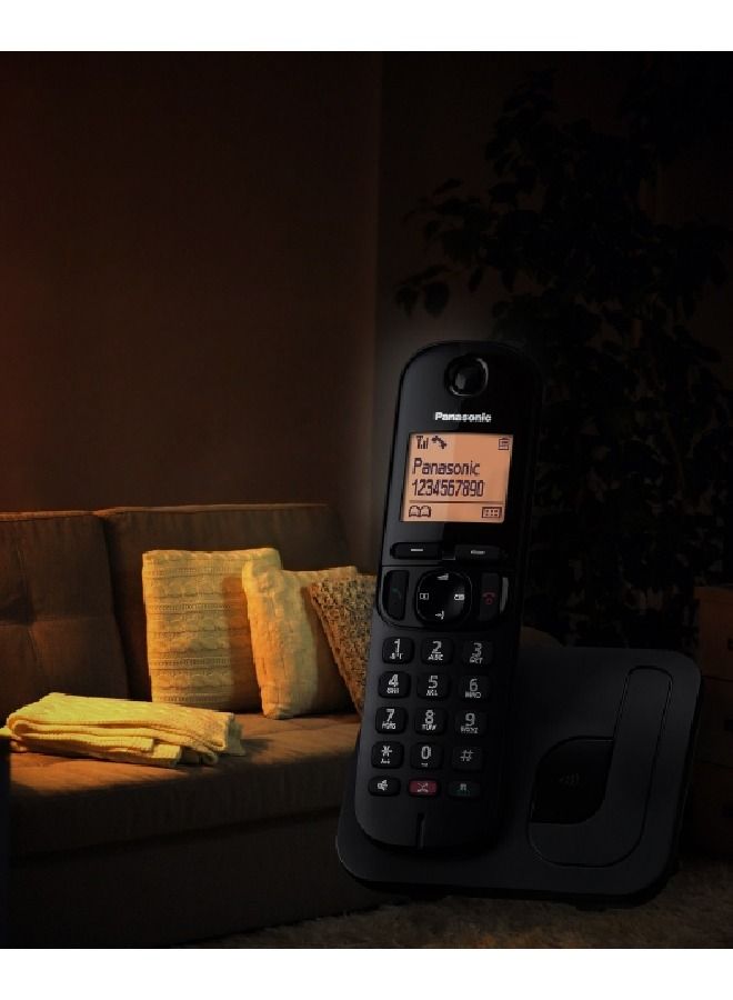 Panasonic هاتف لاسلكي رقمي KX-TGC250 أسود - Image 3