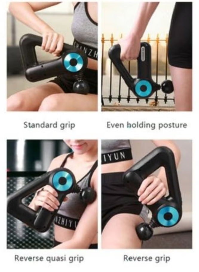 GENNEXT Maxtop Deep Tissue Massage Gun | Back, Neck & Muscle Pain Relief | Fitness Recovery & Relaxation | Includes 12 Professional Massage Heads | Adjustable Speed Settings | Portable & Rechargeable - Image 5