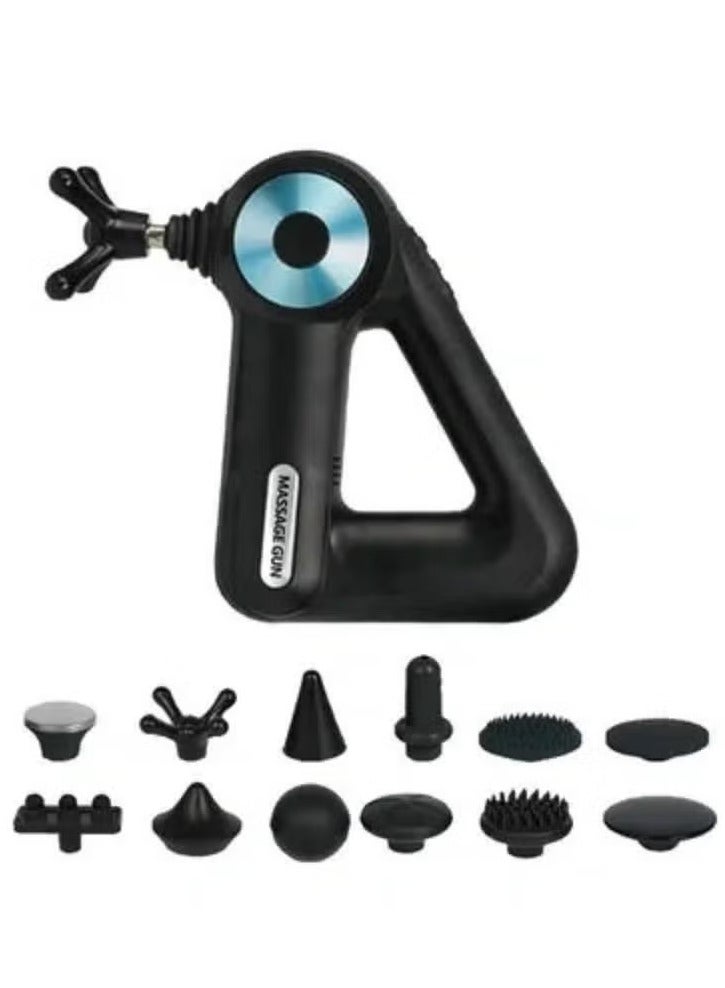GENNEXT Maxtop Deep Tissue Massage Gun | Back, Neck & Muscle Pain Relief | Fitness Recovery & Relaxation | Includes 12 Professional Massage Heads | Adjustable Speed Settings | Portable & Rechargeable - Image 1