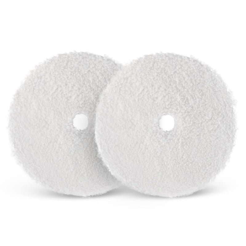 SPTA Microfiber Cutting Pads Microfiber Finishing Pads 2Pcs 6Inch 150mm Microfiber Finishing Disc Soft Microfiber Wax Removal Pad for Dual Action Car Polisher Finishing Polishing Waxing MPBFS6W2