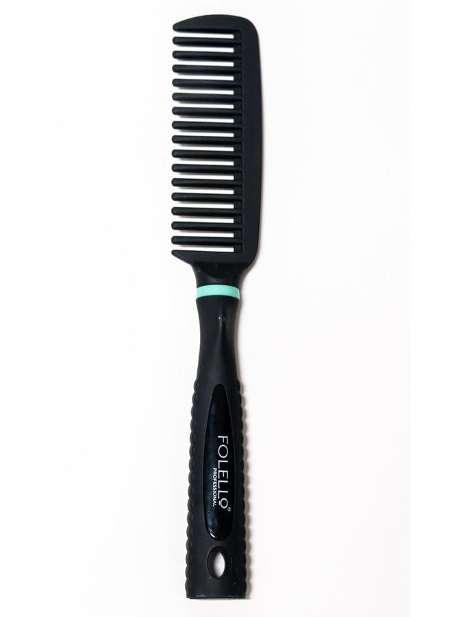 FOLELLO Premium Detangling Hair Comb for Men and Women, Wide Tooth Comb for Salon and Home Use, Detangler Comb for All Hair Types, Barber Comb, Saloon Accessories - Image 1