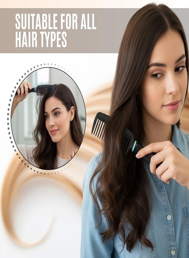 FOLELLO Premium Detangling Hair Comb for Men and Women, Wide Tooth Comb for Salon and Home Use, Detangler Comb for All Hair Types, Barber Comb, Saloon Accessories - Image 3