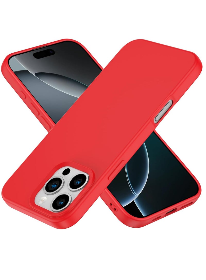 MIGOFAST Designed for iPhone 16 Pro Max Case Silicone Ultra Slim Shockproof Phone Case with Soft Anti-Scratch Microfiber Lining Enhanced Camera Protection Phone Case for 16 Pro Max - Image 1