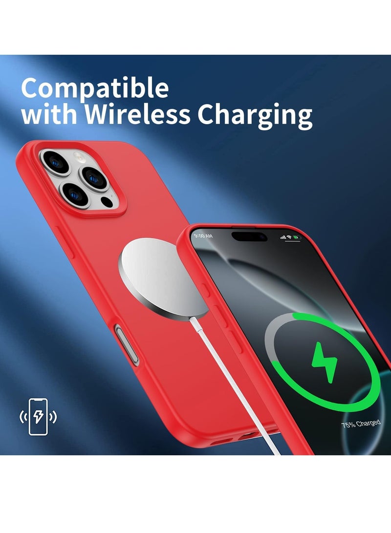 MIGOFAST Designed for iPhone 16 Pro Max Case Silicone Ultra Slim Shockproof Phone Case with Soft Anti-Scratch Microfiber Lining Enhanced Camera Protection Phone Case for 16 Pro Max - Image 3