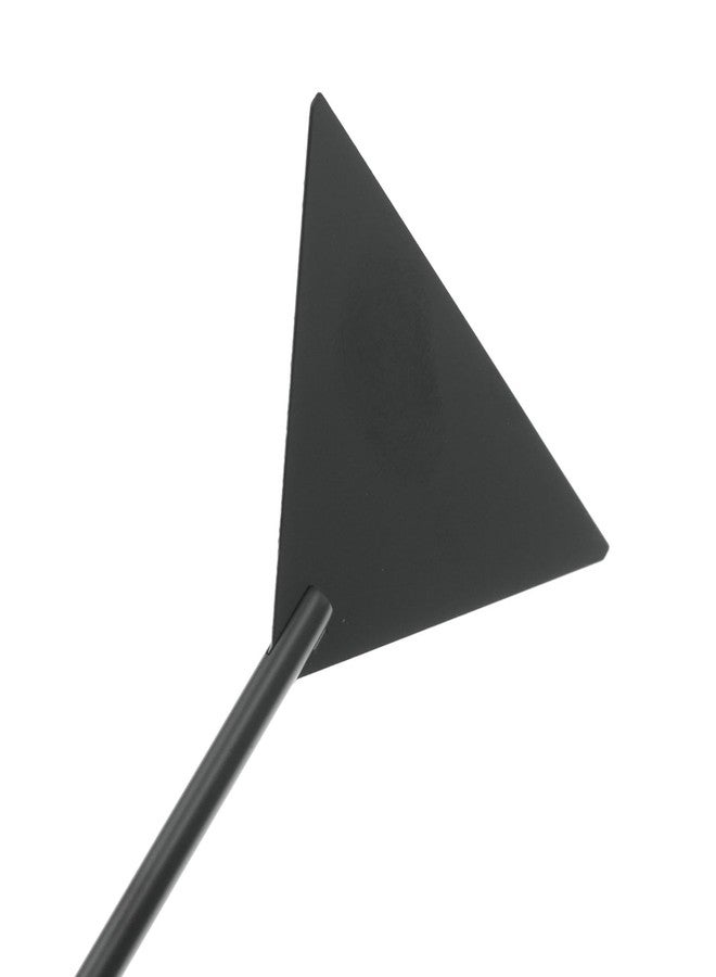 ماكسمورال أدوات ماكس مورال المصنوعة من الفولاذ المقاوم للصدأ لأحواض السمك والنباتات المائية، ملعقة لتوزيع الركيزة، ملعقة لتوزيع ركيزة النباتات المائية، مجرفة رمل مسطحة لأحواض السمك، ملقط نباتات مائية أسود - Image 2