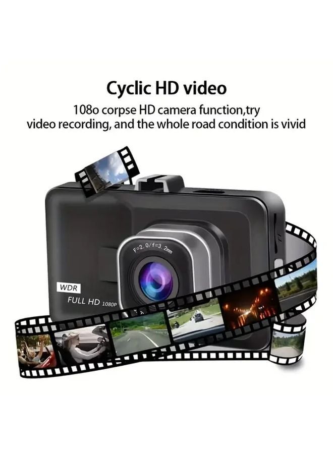 ترقية إصدار كاميرا داش 1080P كاملة الدقة تسجيل دائري مراقبة وقوف السيارات عدسة واسعة الزاوية - Image 3