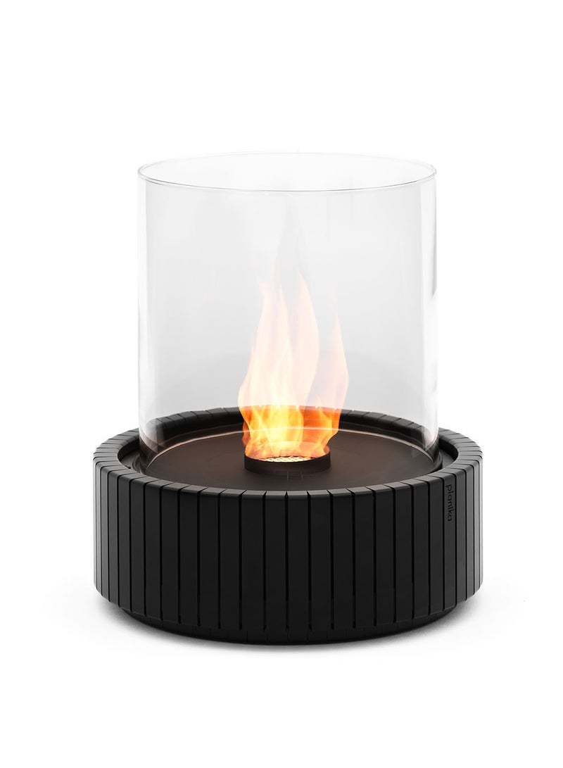 Planika Lotus fireplace, Tabletop bioethanol fireplace designed for outdoor spaces, portable and lightweight design, spill-proof burner, holds up to 1.5 liters of bioethanol, providing up to 3.5 hours of flame - Image 1